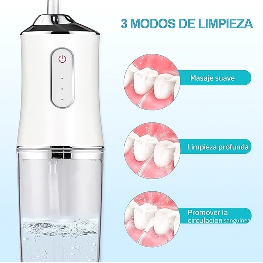 Irrigador Bucal Oral Recargable